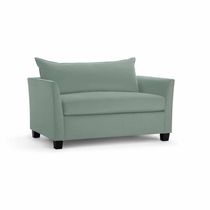Canapé lit / contemporain / vert / en tissu