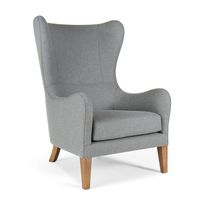 Fauteuil contemporain / en tissu / en hêtre...