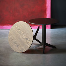 Table basse contemporaine / en placage de...