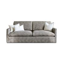 Canapé contemporain / gris / en tissu /...