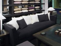 Canapé contemporain / noir / en tissu /...
