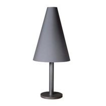 Lampe de table / en acier / en chêne / contemporaine