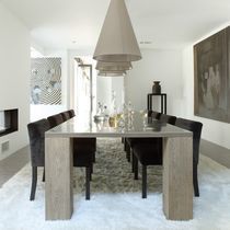 Table à manger contemporaine / en bois /...