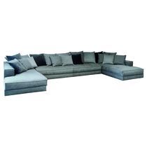 Canapé modulable / contemporain / marron...