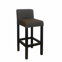 Chaise de bar contemporaine / en tissu /...
