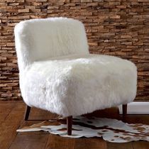 Chauffeuse contemporaine / en tissu / en...