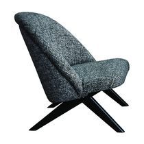 Chauffeuse contemporaine / en tissu / en...