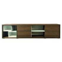 Buffet contemporain / en bois / à portes...