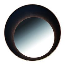 Miroir mural / contemporain / rond / en...
