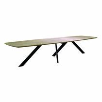 Table à manger contemporaine / en bois massif...