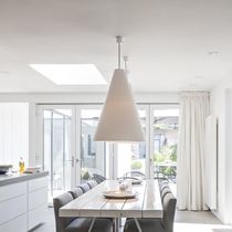 Suspension / en métal / en tissu / contemporaine