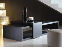 Table basse contemporaine / en bois / rectangulaire...