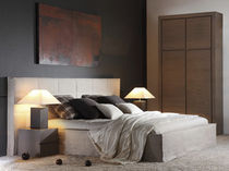 Lit double / contemporain / avec tête de...
