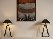 Lampe de table / en aluminium / contemporaine