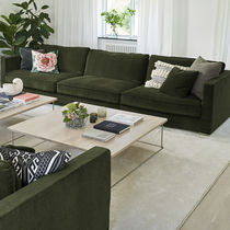 Canapé contemporain / gris / beige / vert