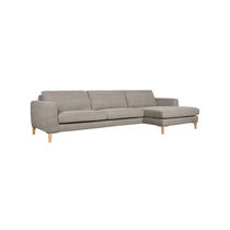 Canapé d'angle / design scandinave / marron...