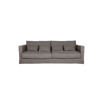 Canapé d'angle / contemporain / marron /...