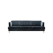 Canapé contemporain / bleu / vert / en tissu