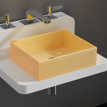 Vasque à poser / en silicone / avec miroir...