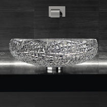 Vasque à poser / en cristal / sans trou...