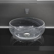Vasque à poser / en verre de Murano / sans...