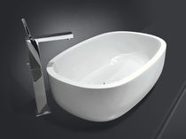 Vasque sur pied / en céramique / ovale /...