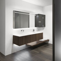 Console pour lavabo en noyer
