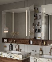 Miroir de salle de bain mural / contemporain...