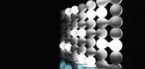Paravent contemporain / en plastique / de...