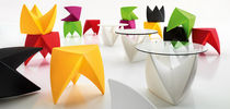 Table d'appoint design original / en verre...