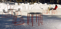 Table contemporaine / en HPL / carrée /...