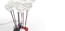 Lampe sur pied / contemporaine / en acier...