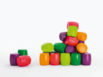 Tabouret contemporain / en plastique / d'extérieur...