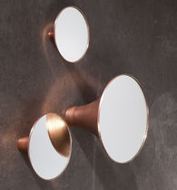 Miroir mural / contemporain / rond / en...