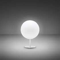 Lampe de table / en métal / en verre / contemporaine