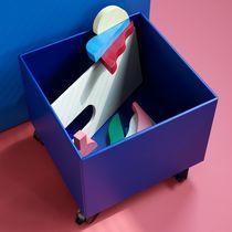 Boîte de rangement en MDF laqué
