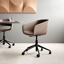 Chaise de bureau contemporaine / en tissu...