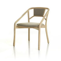 Chaise visiteur contemporaine / en tissu...