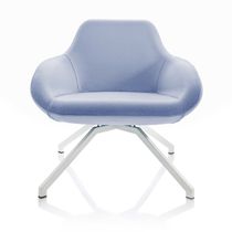 Fauteuil contemporain / en tissu / pour...