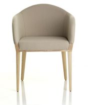 Chaise visiteur contemporaine / en tissu...