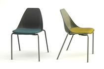 Chaise contemporaine / en tissu / pour établissement...