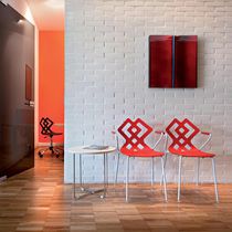 Table basse contemporaine / en MDF / ronde