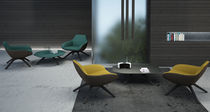 Table basse contemporaine / en frêne / octogonale