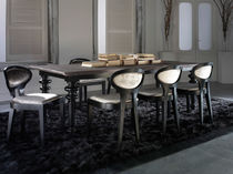 Table à manger classique / en bois / rectangulaire