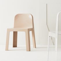 Chaise contemporaine / tapissée / avec accoudoirs...