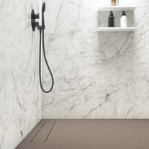 Set de douche encastrable au mur / contemporain