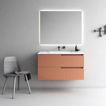 Miroir de salle de bain mural / contemporain...