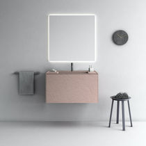 Miroir de salle de bain mural / contemporain...
