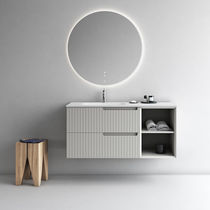 Miroir de salle de bain mural / contemporain...
