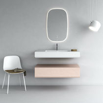 Miroir de salle de bain mural / contemporain...